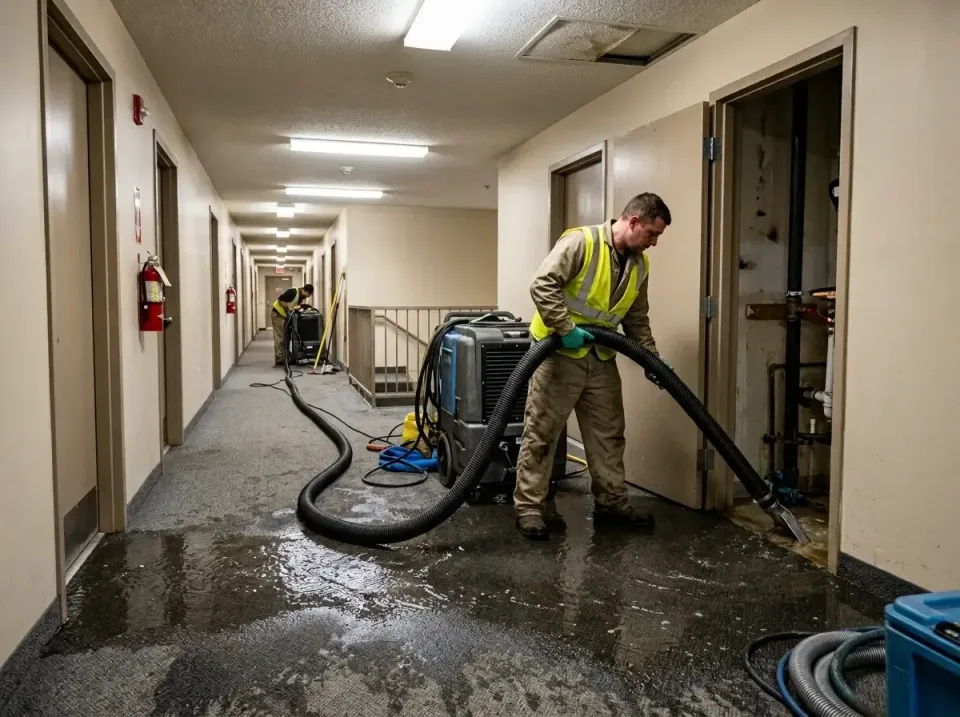 multi-unit-apartment-hallway-f-005 — frequently asked questions, Emergency Burst Pipe Water Extraction & Removal in Mogadore…